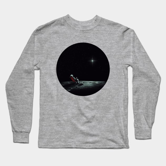 Space Chill Long Sleeve T-Shirt by nicebleed